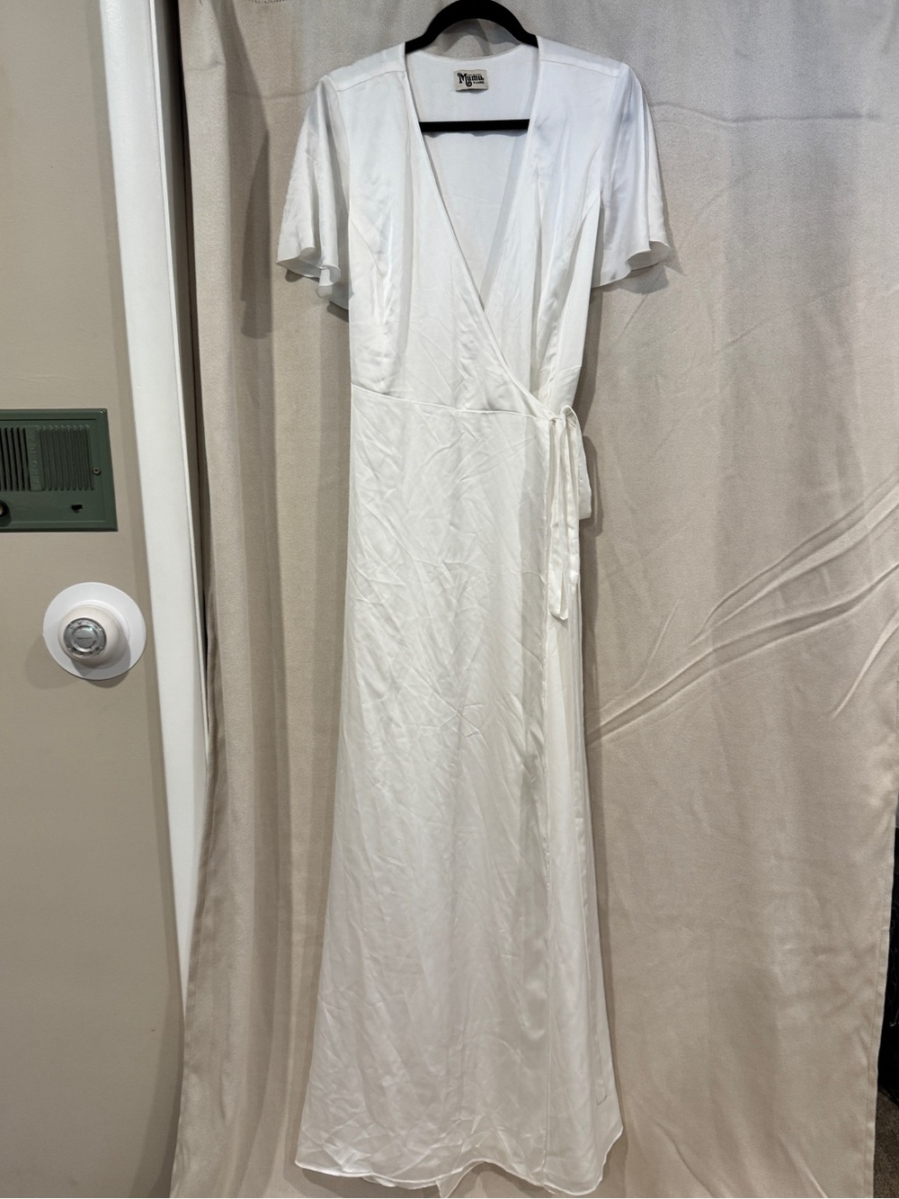 Show Me Your MuMu White Wrap Maxi Dress